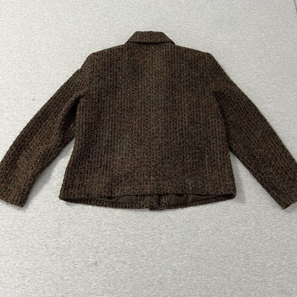 Vintage Requirements‎ Jacket Womens 12 Brown Boucle Chenille Mohair Made USA - Picture 10 of 14